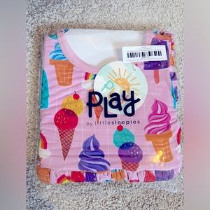 Little sleepies 4t twirl dress- pink ice cream